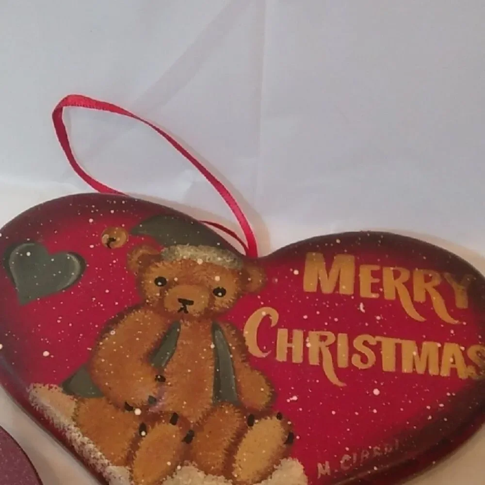 Rustic Christmas Ornament And Decor lot of 3